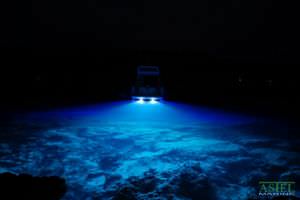 underwater yacht light / LED / surface-mount / multi-color