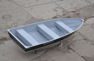 outboard small boat / sport-fishing / aluminum / 4-person max.