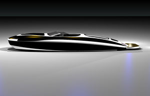high-speed motor-yacht / open / displacement