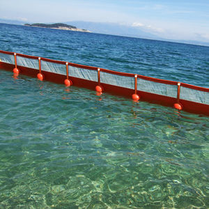pollution control boom / floating / permanent / sheltered waters