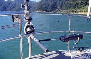 sailboat autopilot / cockpit / tiller