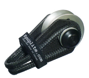 snatch block / single / with fork / for sailboats