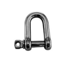 straight shackle for sailboats / forged / stainless steel