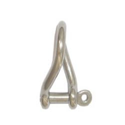 twist shackle for sailboats / forged