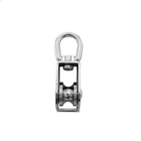 plain bearing block / single / with swivel / for sailboats