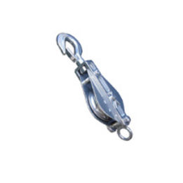 plain bearing block / single / with swivel / hook