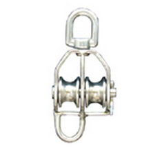 plain bearing block / double / with swivel / with becket
