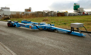 handling trailer / launching / shipyard / hydraulic
