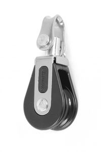 ball bearing block / single / with swivel / for sailboats