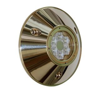 underwater boat light / LED / surface-mount / bronze