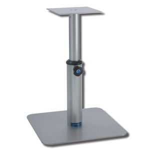adjustable boat table pedestal / telescopic / aluminum
