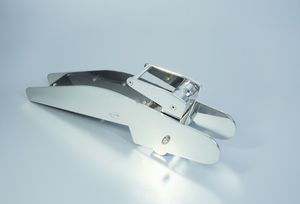 pivoting bow roller / stainless steel