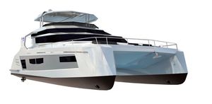 catamaran motor-yacht / cruising / flybridge / fiberglass
