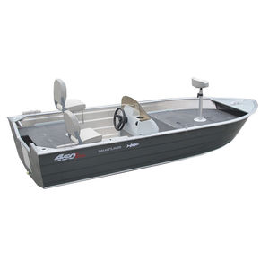 outboard bay boat / side console / sport-fishing / aluminum