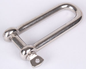 straight shackle for sailboats / forged / stainless steel