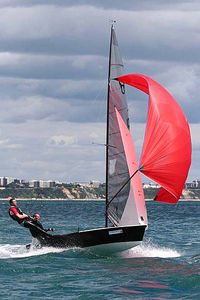 double-handed sailing dinghy / regatta