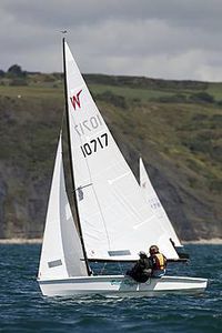 double-handed sailing dinghy / regatta