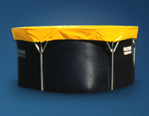 liquid tank / temporary storage / with frame
