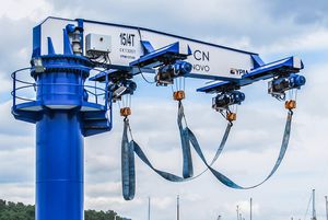 marina crane / pivoting jib