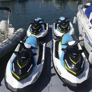 floating dock / modular / jet-ski drive-on / for marinas