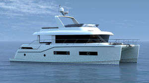 catamaran trawler / inboard / 3-cabin