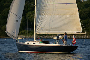cruising sailboat / open transom / with 3 or 4 cabins