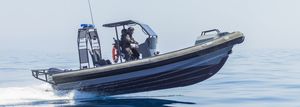 outboard patrol boat / twin-engine / inflatable boat / semi-rigid