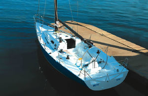 cruising-racing sailboat / open transom / custom