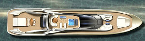 cruising super-yacht / hard-top / displacement