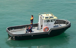 inboard multi-purpose work boat