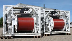 ship winch / towing / electric drive / single-drum