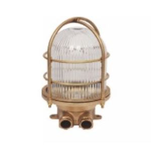 outdoor ceiling light / for ships / brass