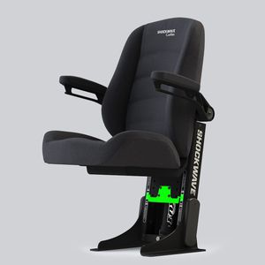 helm seat / for professional boats / for offshore power boats / for military vessels