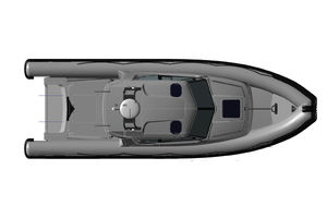 outboard search and rescue boat / inflatable boat / with enclosed cockpit