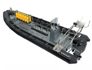 outboard military boat / RIB