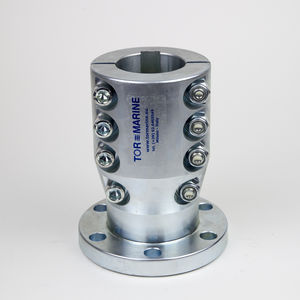 flange mechanical coupling / for boats / for shafts