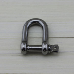 straight shackle for sailboats / forged / stainless steel