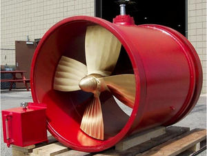ship thruster / controllable-pitch propeller / tunnel type