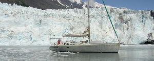 expedition sailing yacht / cruising / open transom / lifting keel