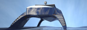 power catamaran luxury super-yacht / high-performance / hard-top