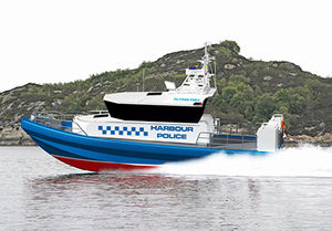 inboard patrol boat / inboard waterjet / aluminum