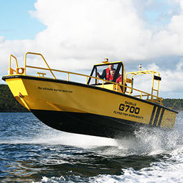 outboard work boat / aluminum
