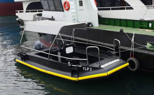 work boat / outboard / HDPE / rigid hull inflatable boat