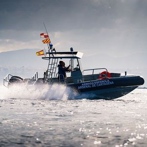 outboard patrol boat / aluminum