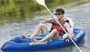 sit-on-top kayak / inflatable / touring / solo