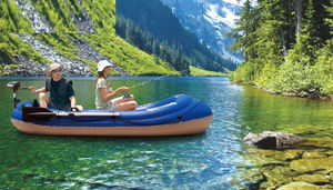 outboard inflatable boat / for fishing