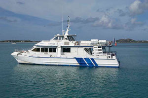 catamaran passenger boat / inboard / aluminum