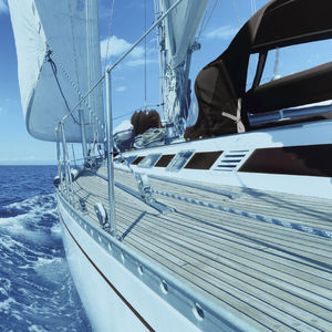 cover fabric for marine upholstery / Bimini top / for winter awnings / polyester