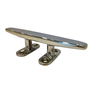 boat deck cleat / flat / stainless steel