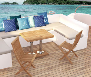 standard boat chair / folding / teak